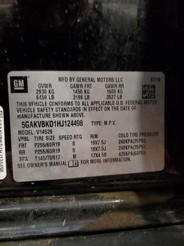 2017 BUICK ENCLAVE #3280462135