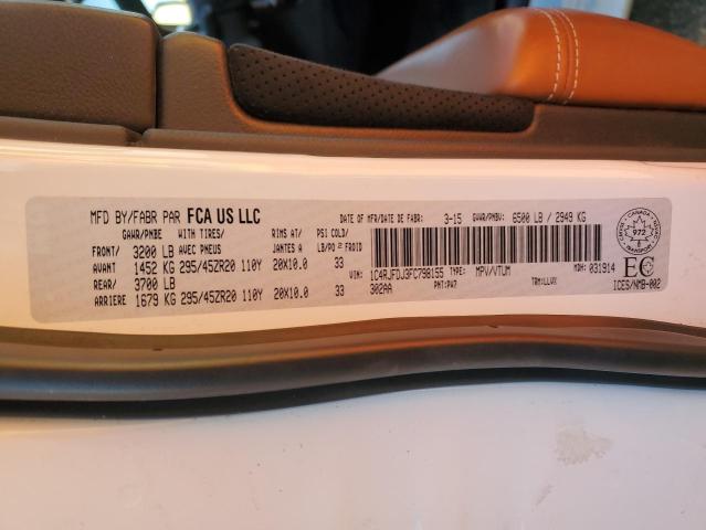 2015 JEEP GRAND CHER - 1C4RJFDJ3FC798155