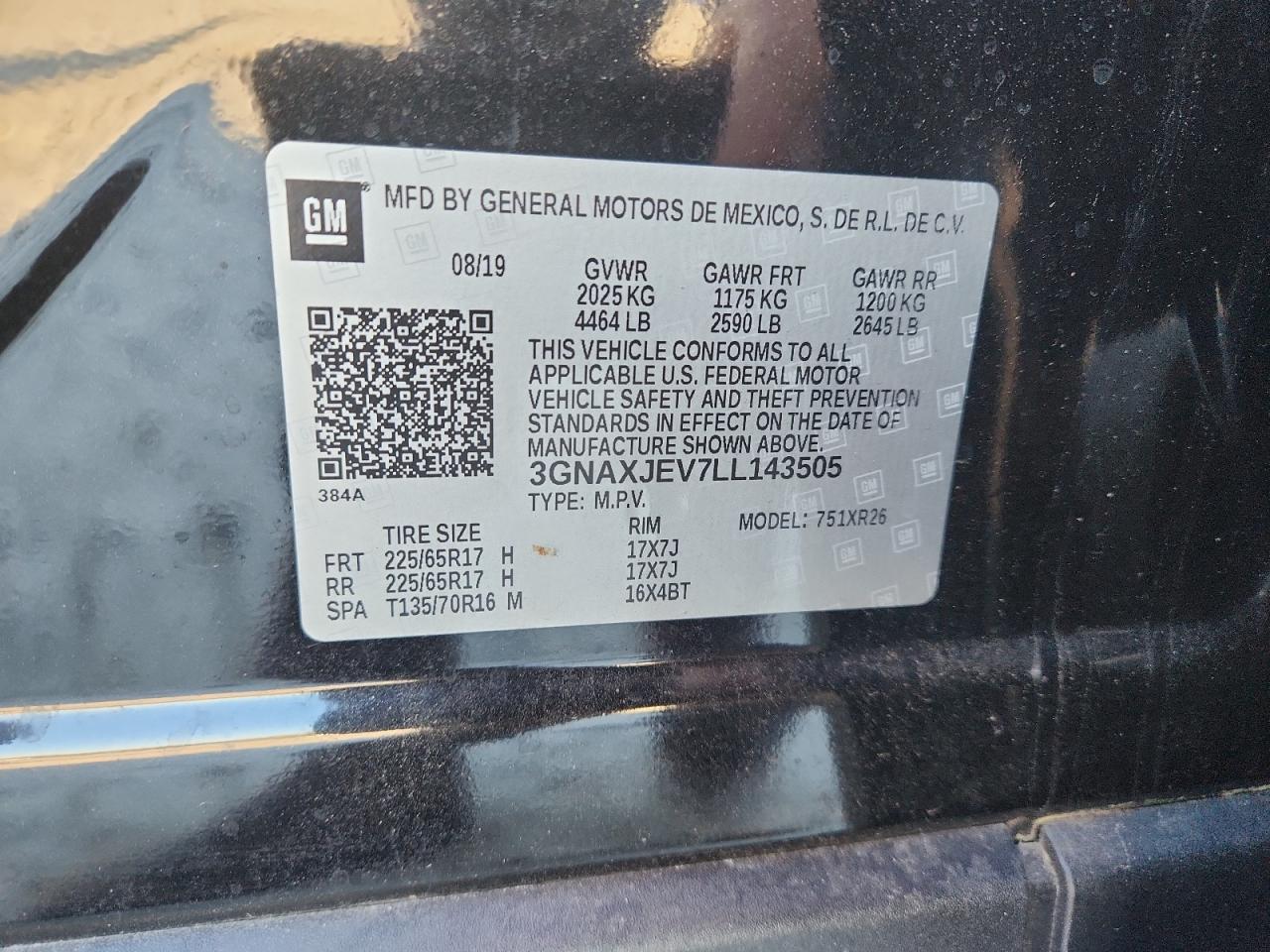 CHEVROLET EQUINOX LT