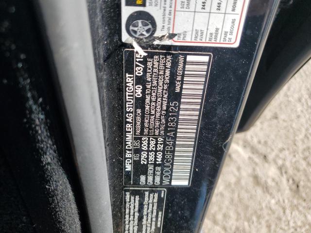 2015 MERCEDES-BENZ S 550 4MATIC WDDUG8FB4FA183125