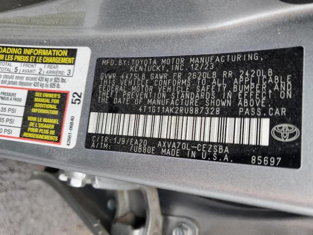 2024 TOYOTA CAMRY SE N #3309620636
