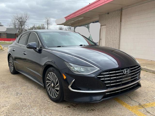 2021 Hyundai Sonata Hybrid grey null hybrid KMHL54JJXMA024170 photo #1