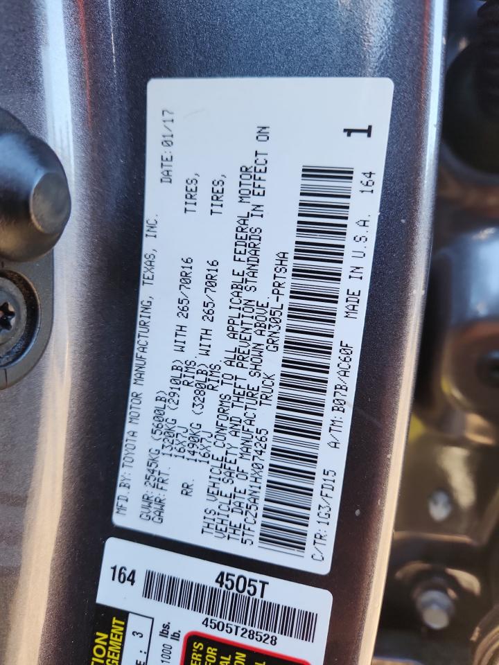 TOYOTA TACOMA DOUBLE CAB