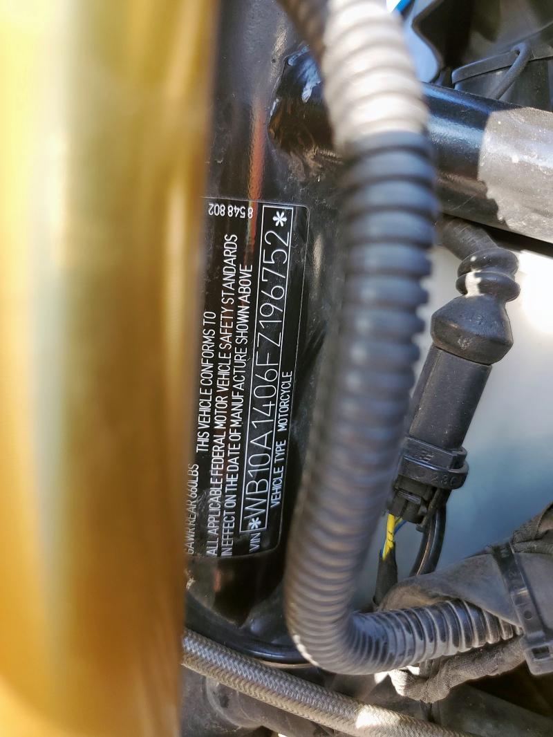 2015 BMW R1200 R WB10A1406FZ196752