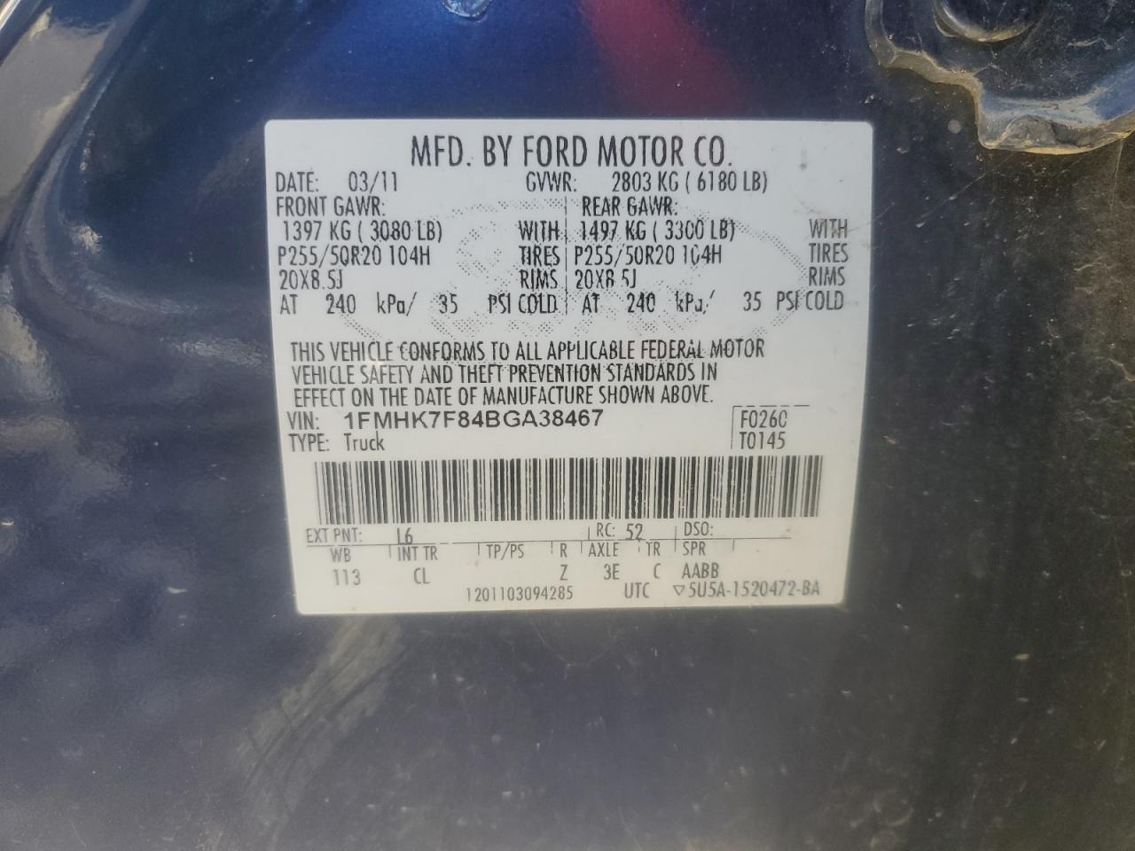 FORD EXPLORER LIMITED