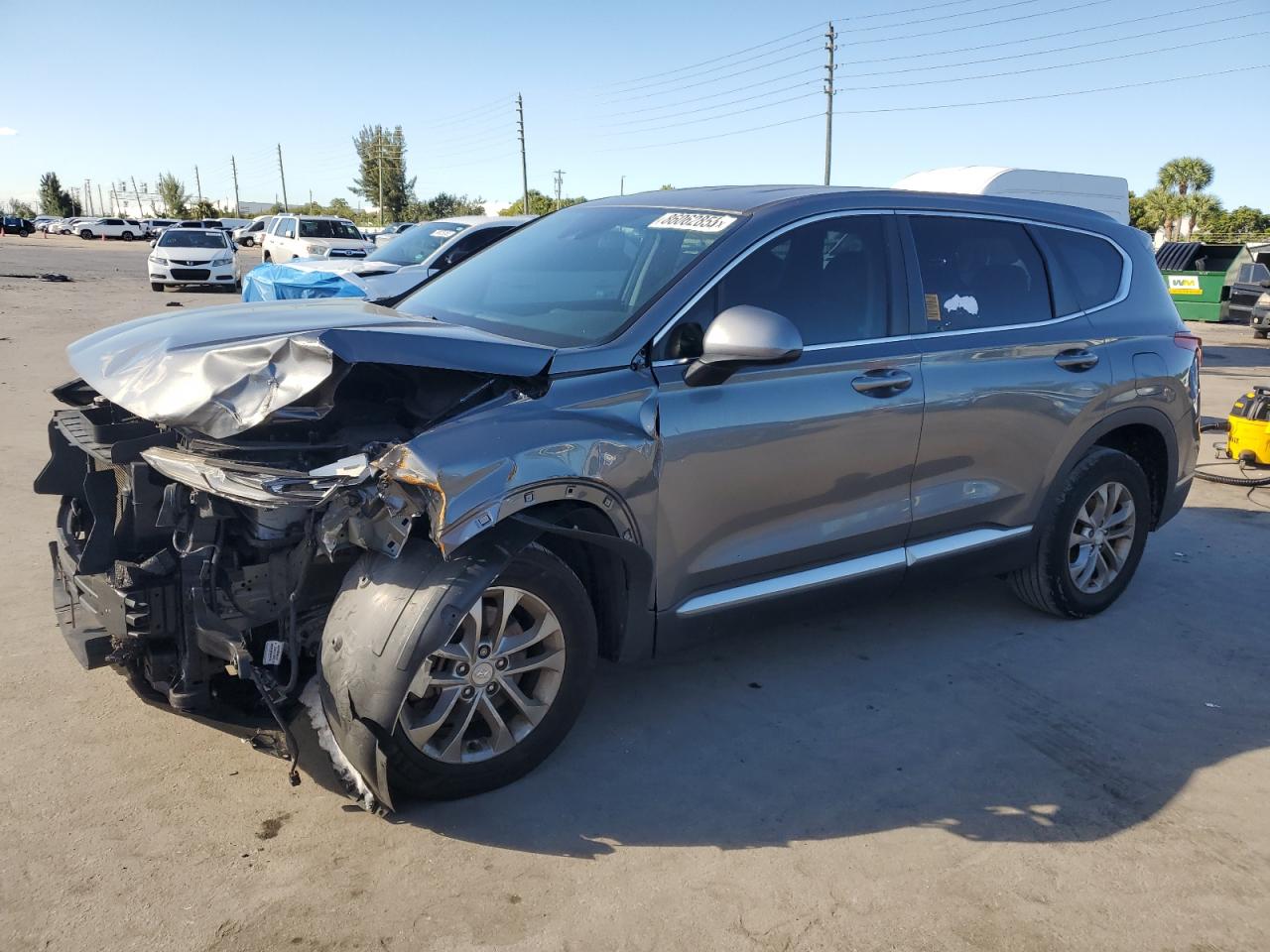 Lot #3301864018 2019 HYUNDAI SANTA FE SE