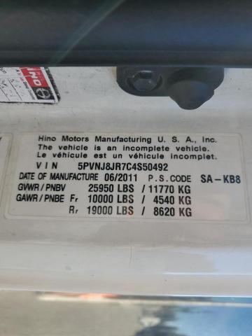 2012 HINO 258/268 #3287644062