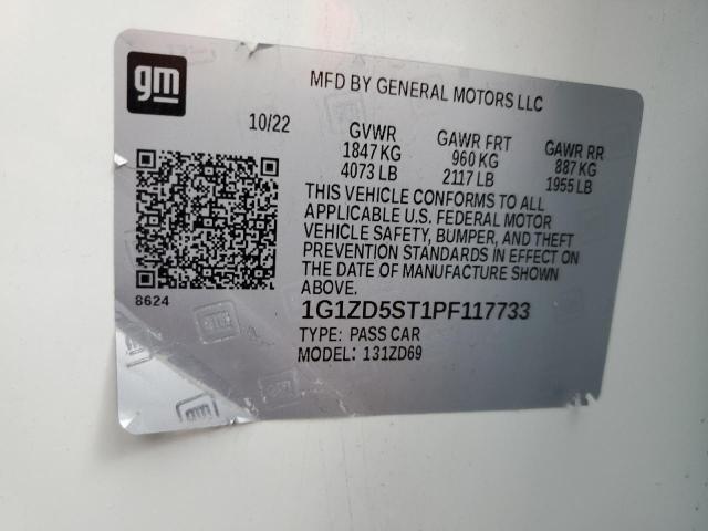 2023 CHEVROLET MALIBU LT - 1G1ZD5ST1PF117733