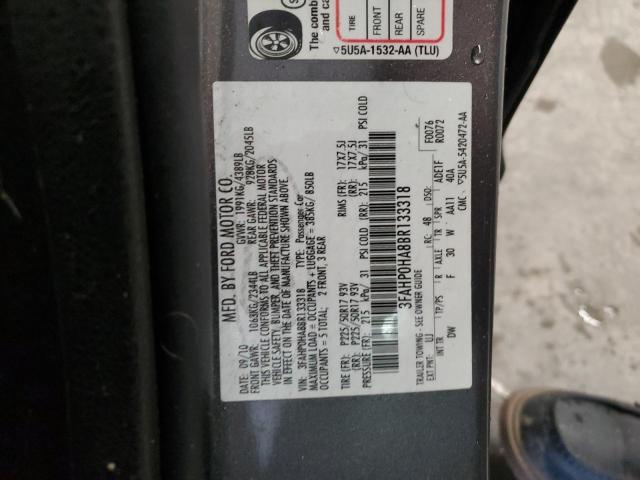 2011 FORD FUSION SE - 3FAHP0HA8BR133318