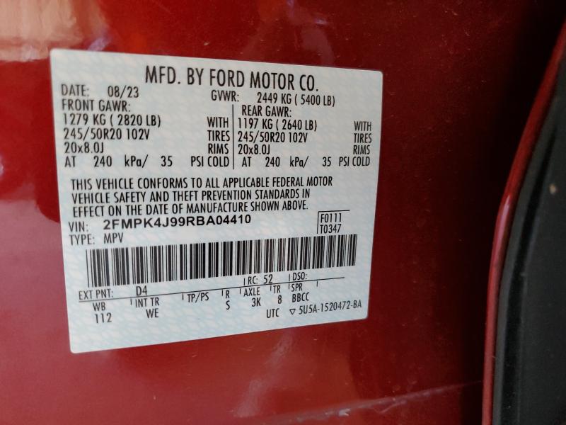 2024 FORD EDGE SEL #3296441641