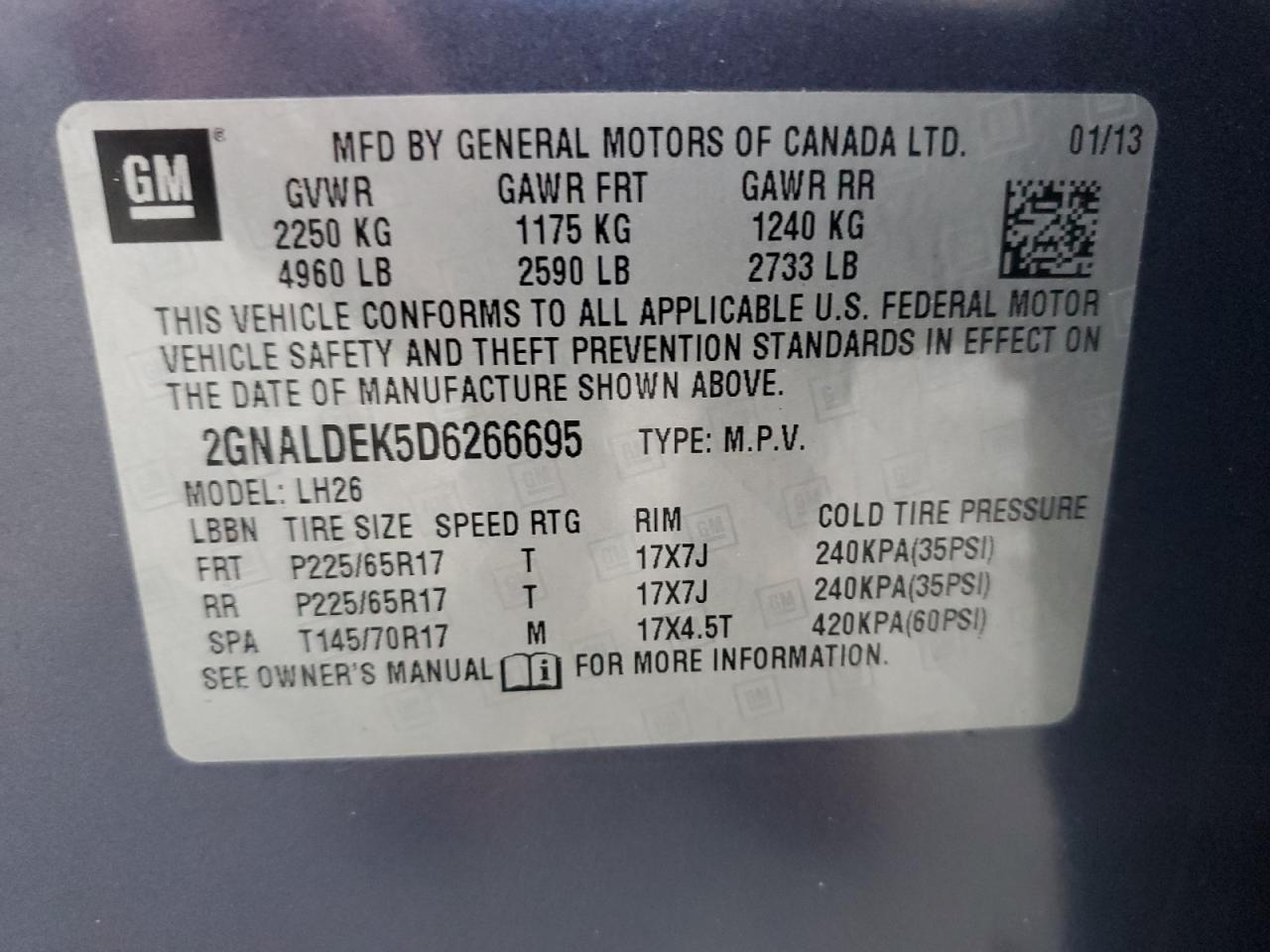 CHEVROLET EQUINOX LT