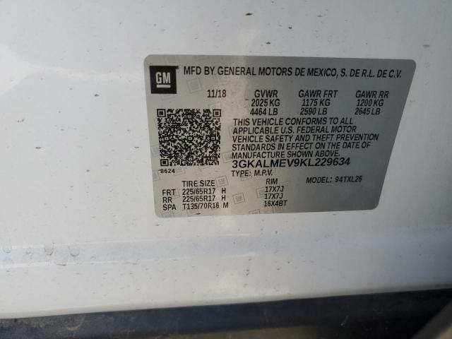 2019 GMC TERRAIN SL #3285640306