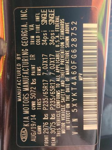 2015 KIA SORENTO LX - 5XYKT4A60FG628752