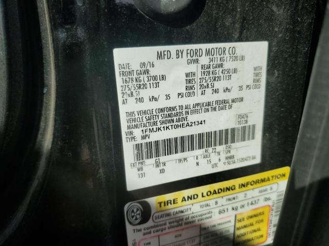 2017 FORD EXPEDITION - 1FMJK1KT0HEA21341