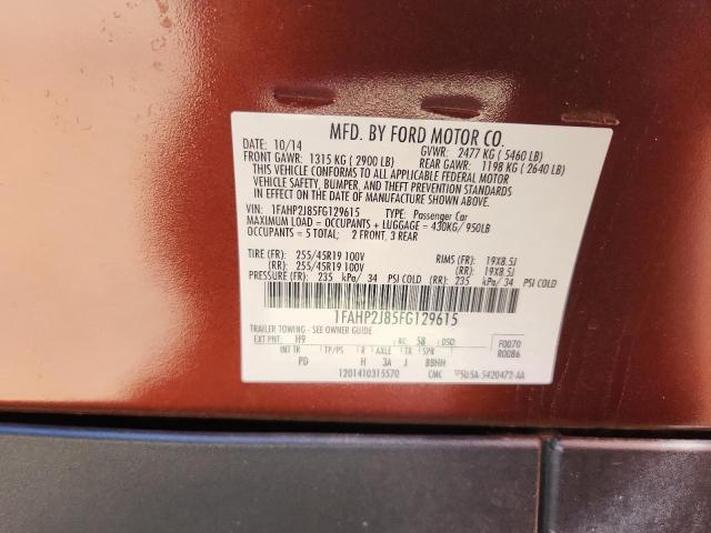 2015 FORD TAURUS LIM 1FAHP2J85FG129615