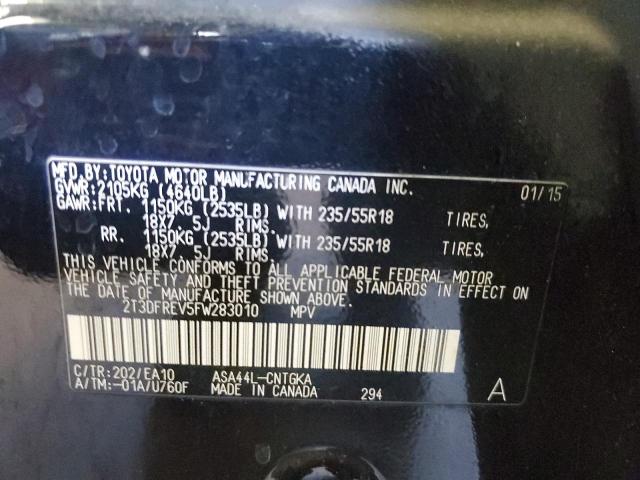 2015 TOYOTA RAV4 LIMIT - 2T3DFREV5FW283010