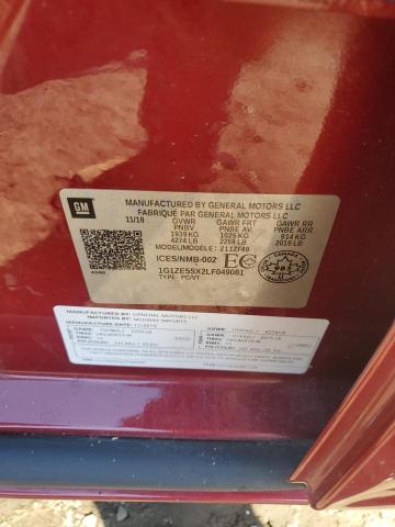 2020 CHEVROLET MALIBU PRE 1G1ZE5SX2LF049081