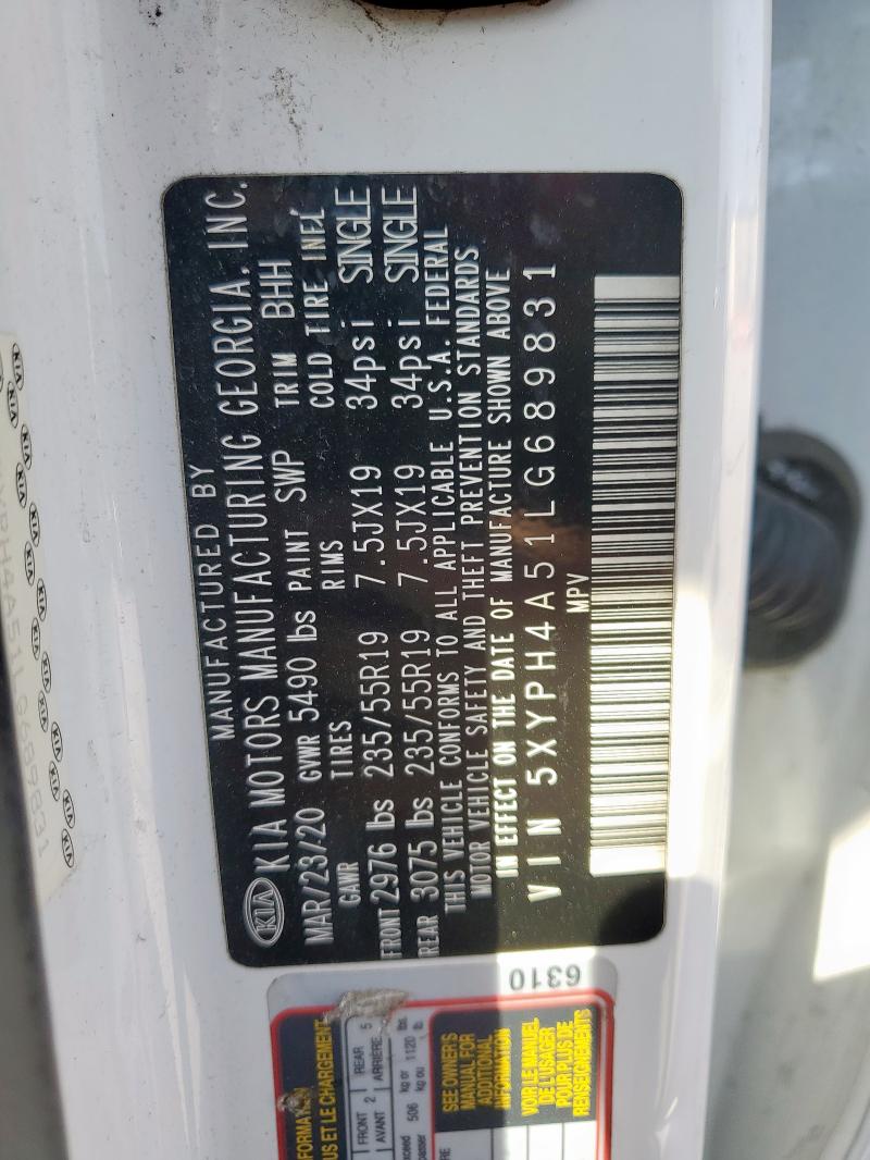 2020 KIA SORENTO EX #3278929049