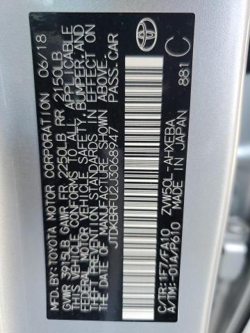 2018 TOYOTA PRIUS - JTDKBRFU2J3068947