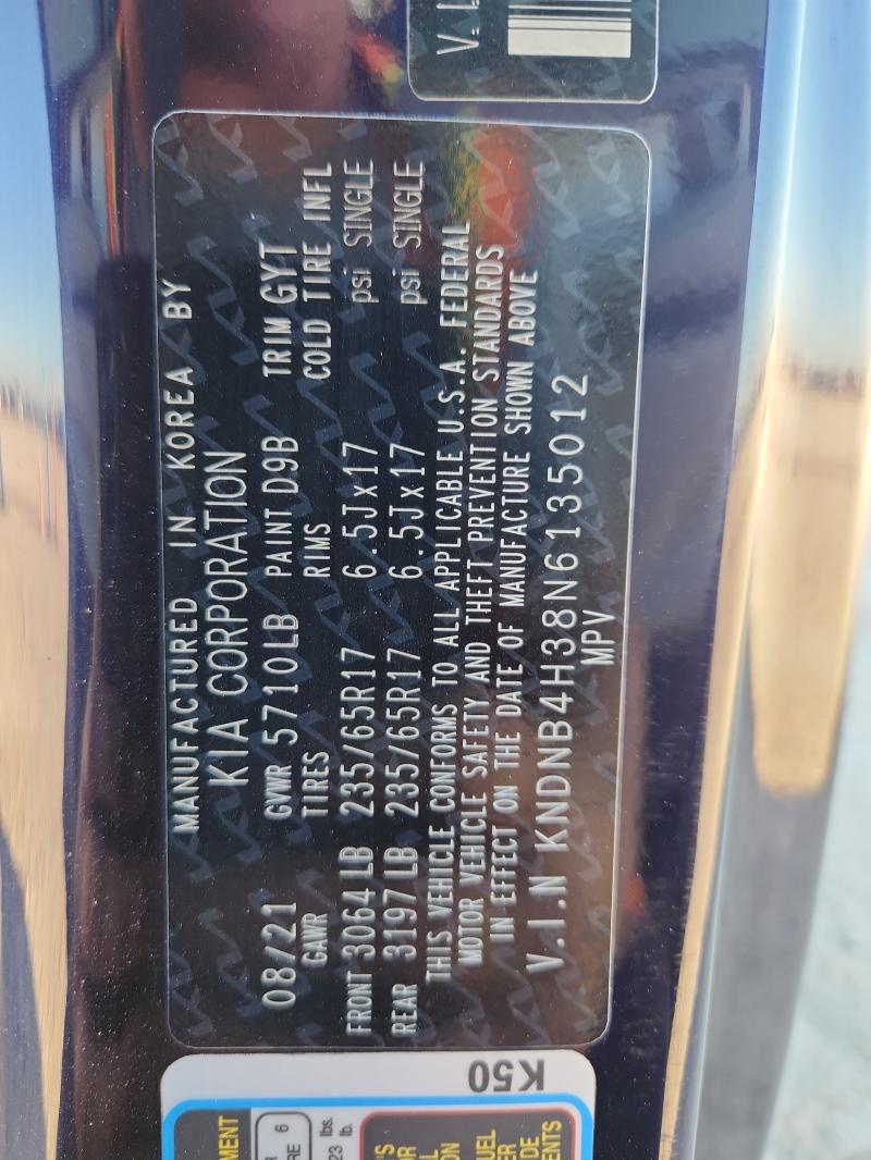 2022 KIA CARNIVAL L - KNDNB4H38N6135012