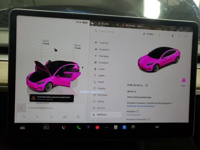 2022 TESLA MODEL 3 #3301820378