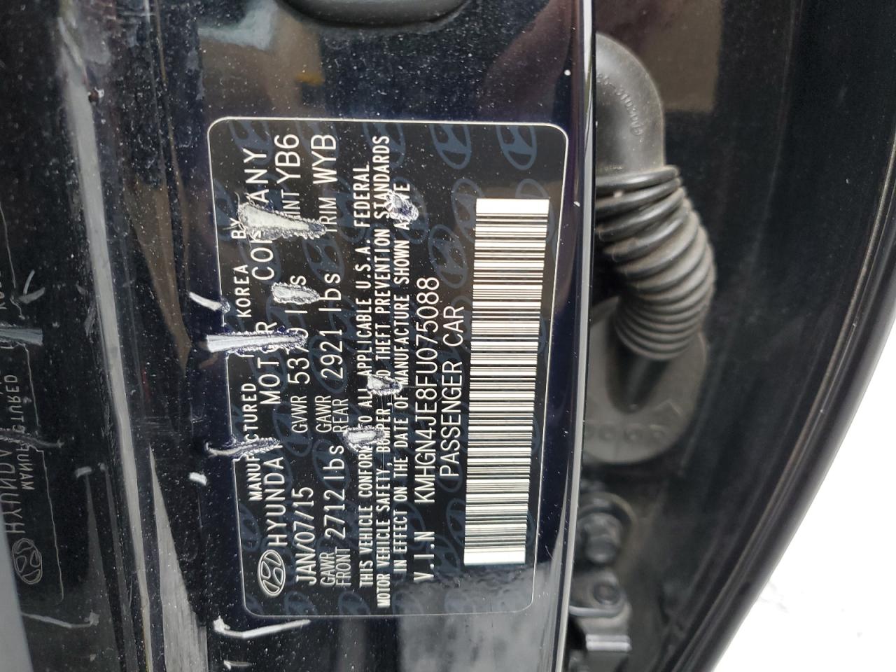 HYUNDAI GENESIS 3.8L