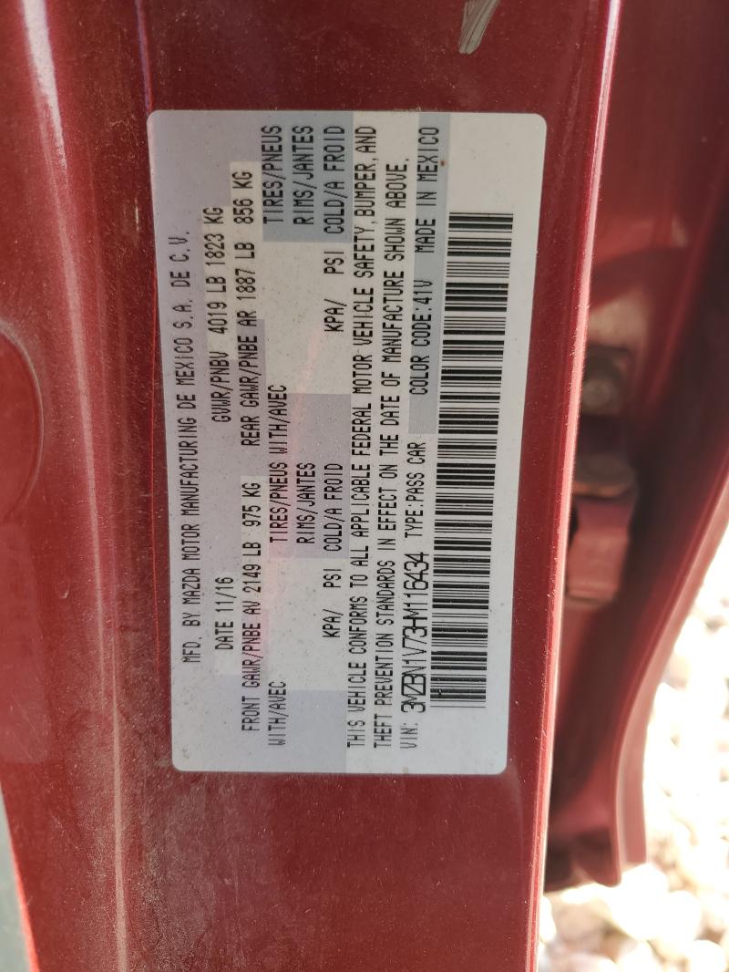 2017 MAZDA 3 TOURING - 3MZBN1V73HM116434