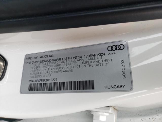 2019 AUDI A3 PREMIUM #3286553159