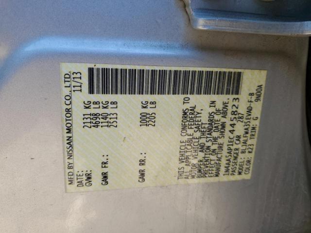 2014 NISSAN MAXIMA S - 1N4AA5AP1EC445823