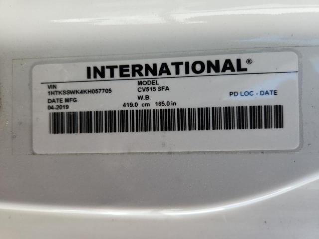 2019 INTERNATIONAL CV515 #3285513300