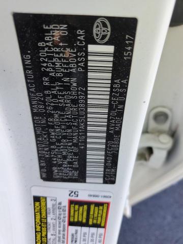 2020 TOYOTA CAMRY SE #3301642625