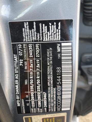 2011 MERCEDES-BENZ GLK 350 4M - WDCGG8HBXBF544188