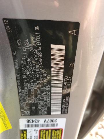 2012 TOYOTA SIENNA XLE #3298153262