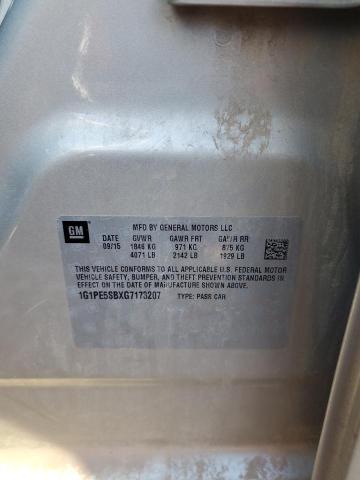 2016 CHEVROLET CRUZE LIMI - 1G1PE5SBXG7173207