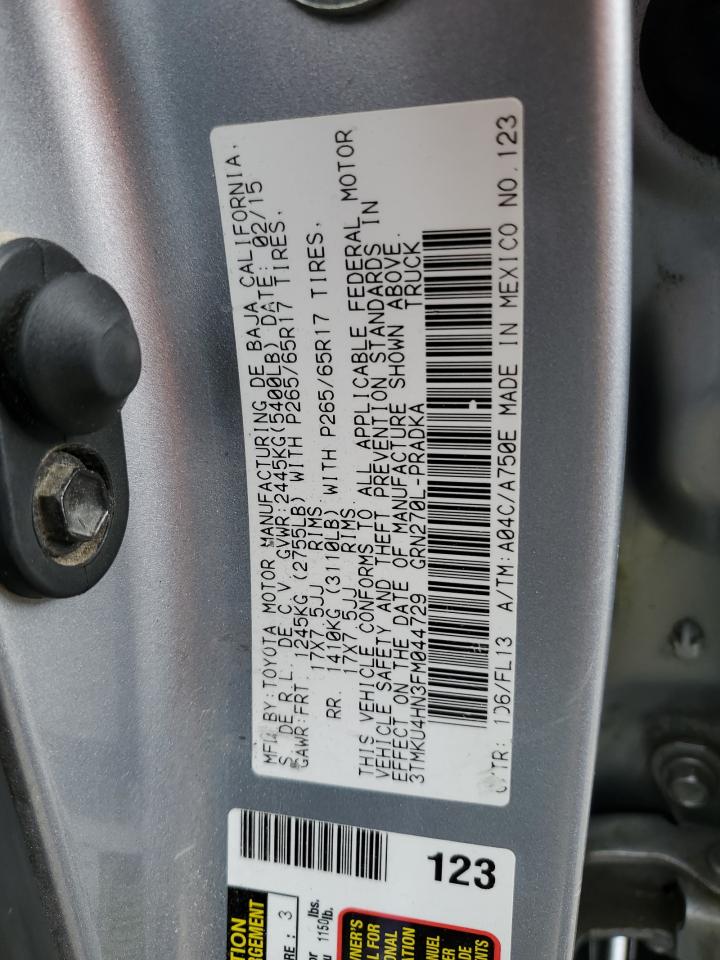 TOYOTA TACOMA DOUBLE CAB PRERUNNER LONG BED