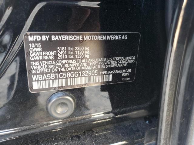 2016 BMW 535 I WBA5B1C58GG132905