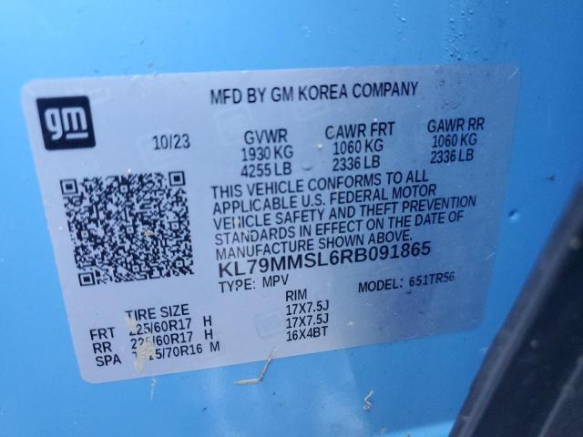 2024 CHEVROLET TRAILBLAZE - KL79MMSL6RB091865