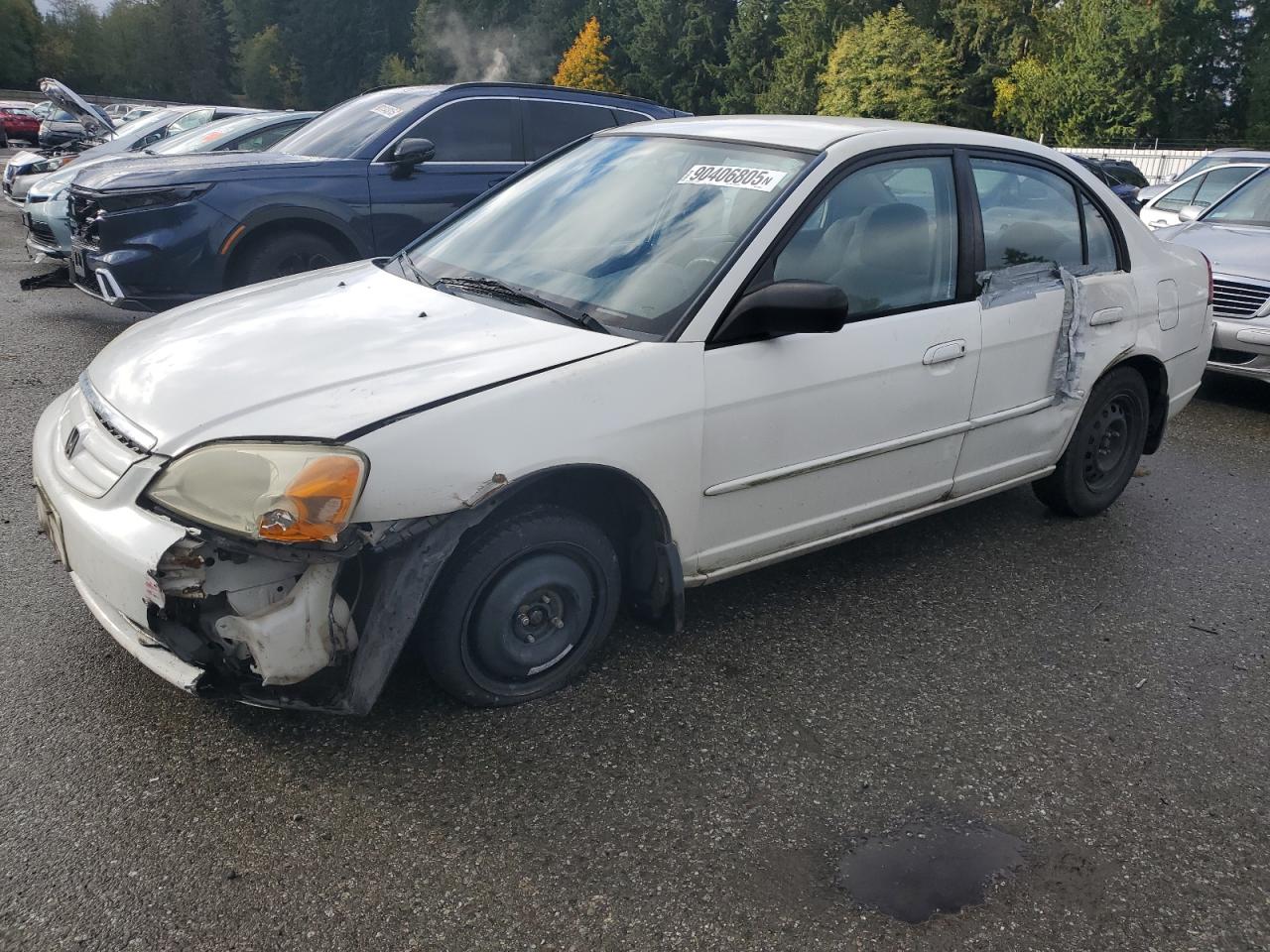 Lot #3273749379 2002 HONDA CIVIC LX