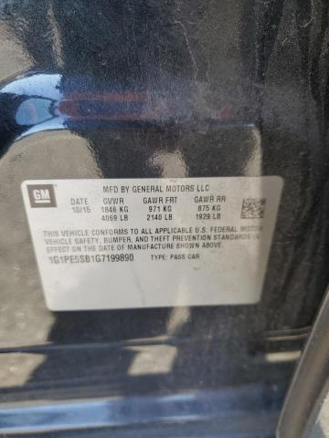 2016 CHEVROLET CRUZE LIMI - 1G1PE5SB1G7199890