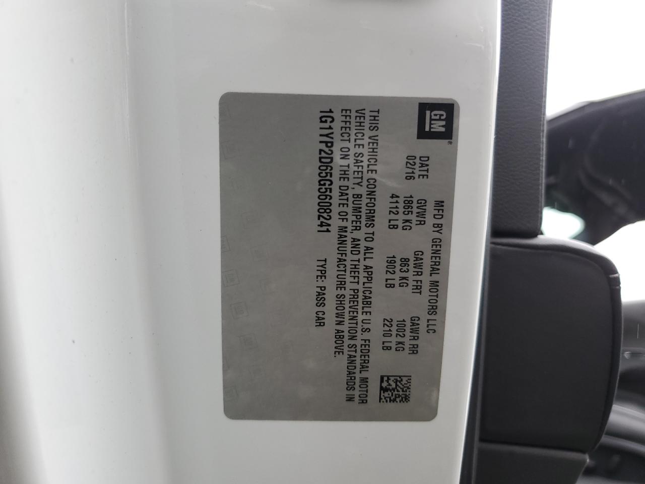 CHEVROLET CORVETTE Z06 1LZ