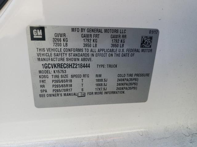 2017 CHEVROLET SILVERADO #3278579948