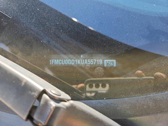 2019 FORD ESCAPE SE - 1FMCU0GD1KUA55719