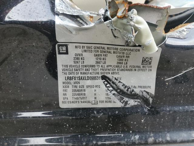 2020 BUICK ENVISION P - LRBFX1SAXLD098631