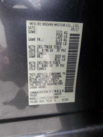 2017 NISSAN TITAN S #3287690007