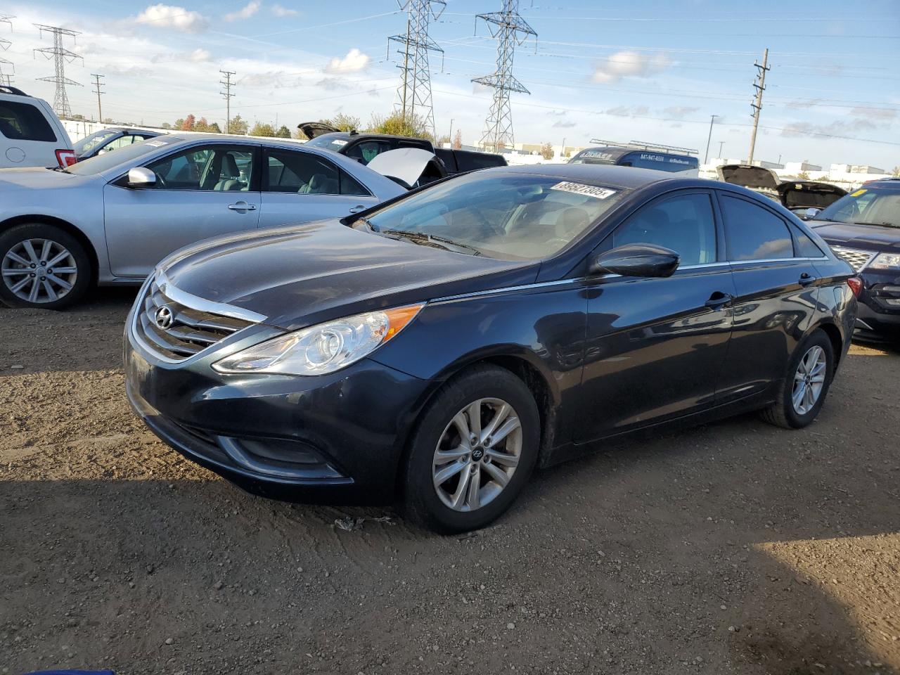 Lot #3280451207 2013 HYUNDAI SONATA GLS