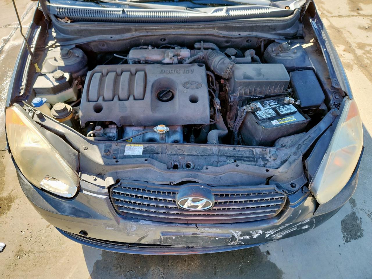 Lot #3275725514 2009 HYUNDAI ACCENT GLS