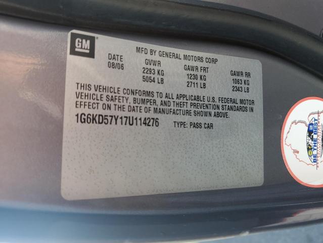 2007 CADILLAC DTS #3290442765