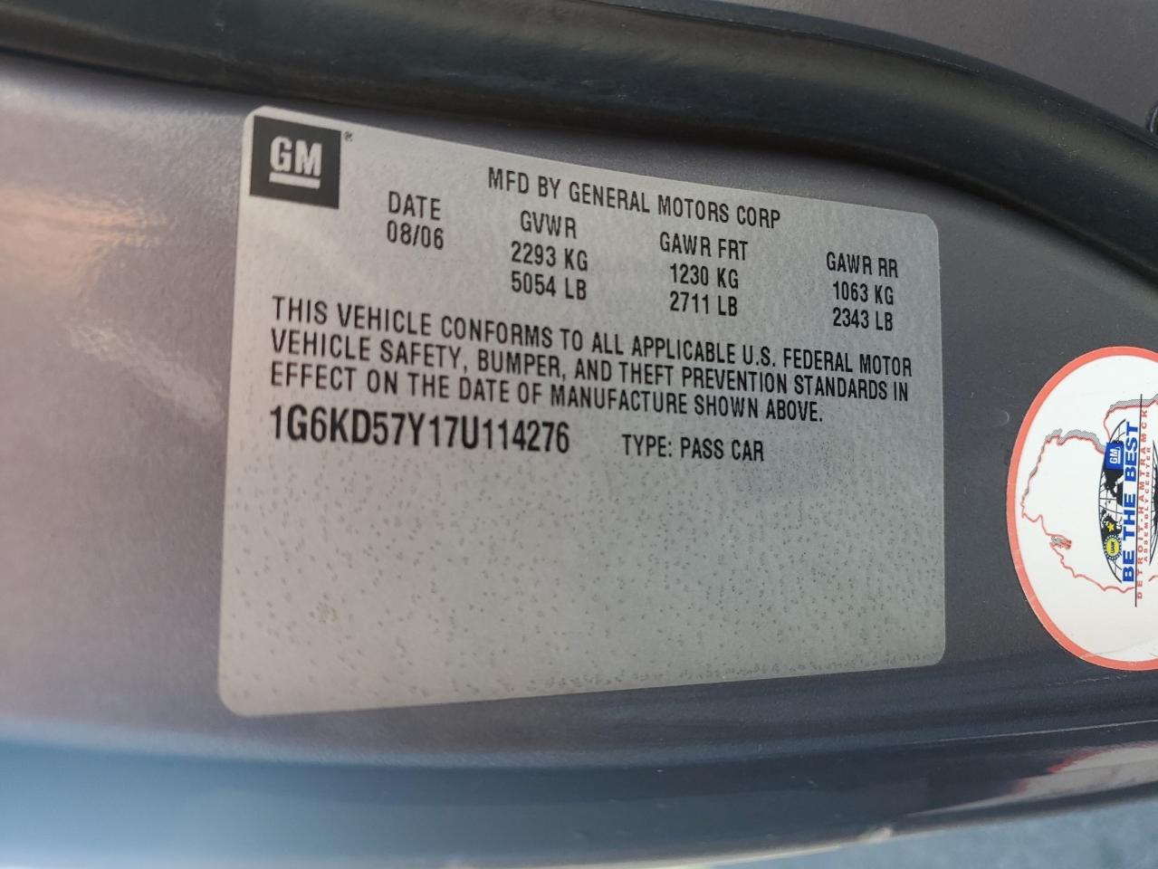 Lot #3290442765 2007 CADILLAC DTS