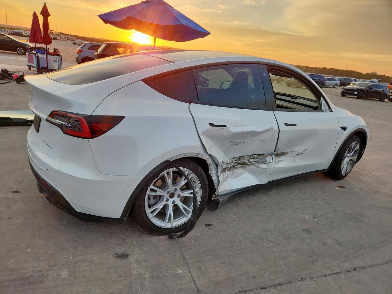 Lot #3305610724 2021 TESLA MODEL Y