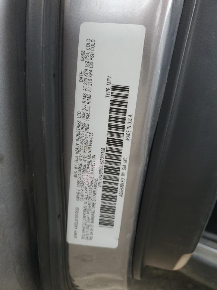 Lot #3290180216 2009 SUBARU OUTBACK